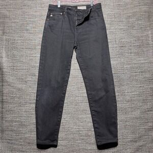 AG Jeans Denim Womens 25 (28) Black Ex-Boyfriend Slouchy Slim Japanese Fabric